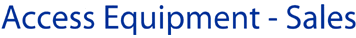 Access Equipment - Sales